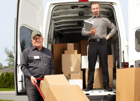 Office removals team planning a move in Bexleyheath