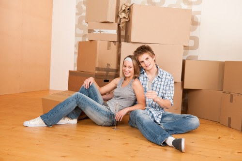 Local removals team preparing a move in Bexleyheath