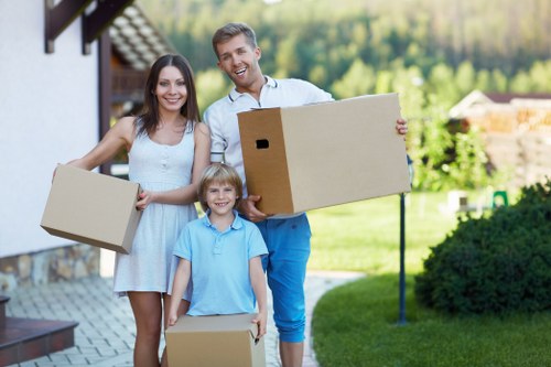 Removals van prepared for a same-day move in Bexleyheath