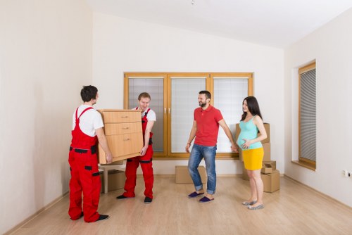 Removal team preparing a home move in Bexleyheath