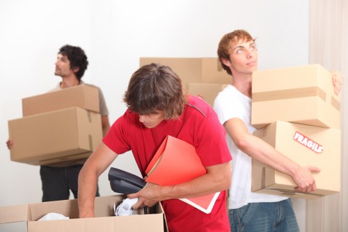 Commercial removals for desks, files, and equipment
