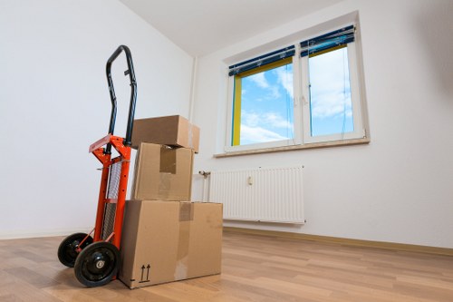 Quote breakdown for a move with access and load factors