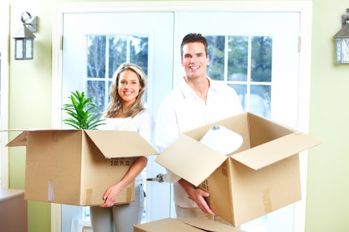 Removal van loading a family home move in Bexleyheath