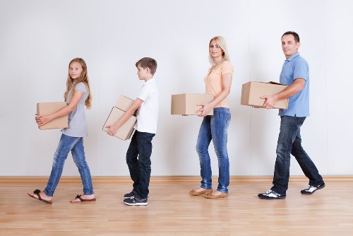 Removal team handling domestic relocation in a Bexleyheath property